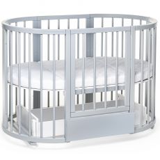 Детская кроватка Deson Obriy Grey (Подвижная решетка)